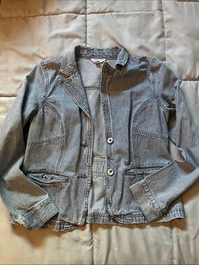 Relativity Gray Pinstripe Women's Blazer Jacket